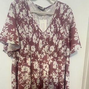Beautiful Bloomchic summer dress, size 3X NWT